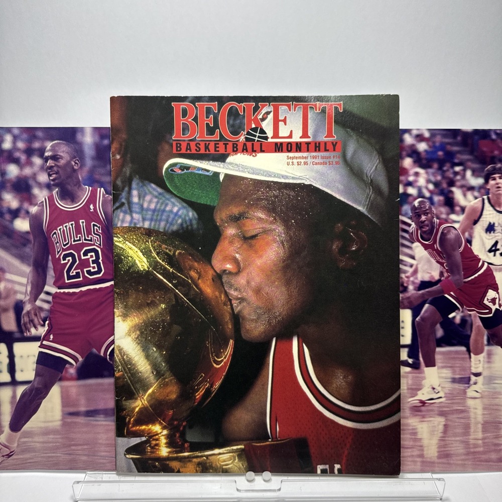 Beckett Basketball Monthly Magazine (Issue #14) (September 1991) MICHAEL JORDAN
